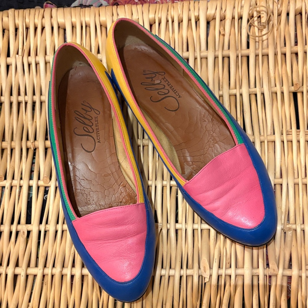 Selby Pink and Blue Women's Loafers